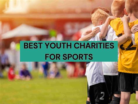 youth sports charities|9 Best Charities That Promote Youth Sports (Complete 2023 List).